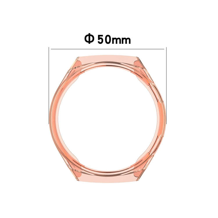 For Huawei Watch GT2e 2 in 1  Tempered Glass Screen Protector + Fully Plating PC Case(Golden)