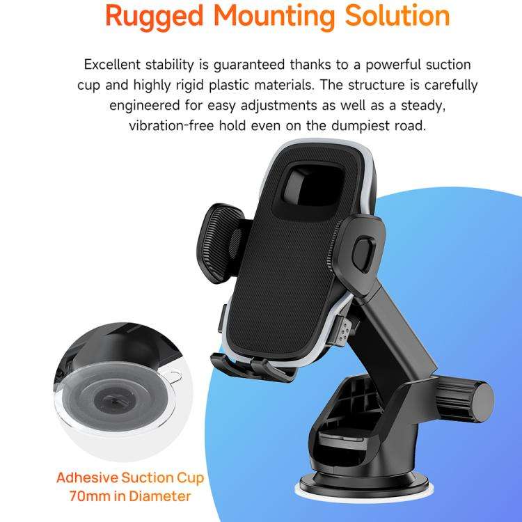 Ulefone UAN03 Armor Mount Car / Desktop Phone Holder, Standard Model(Black)