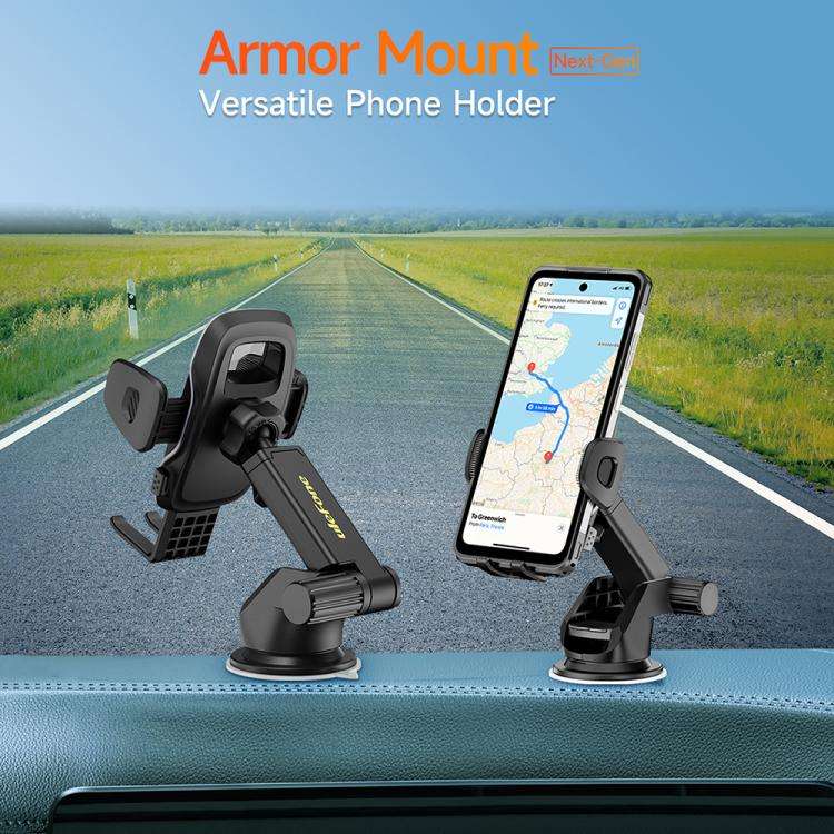 Ulefone UAN04 Armor Mount Car / Desktop Phone Holder, Enhanced Model(Black)