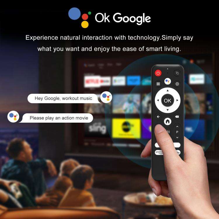 H96Max 8K UHD Android 14 Smart TV Box with Remote Control, 2GB+16GB, Allwinner H728 Octa-Core(UK ...