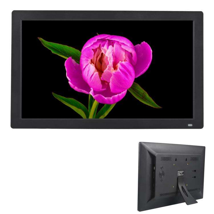 XCLT1850 18.5 inch LED Display Digital Photo Frame, Plug Type:EU Plug(Black)