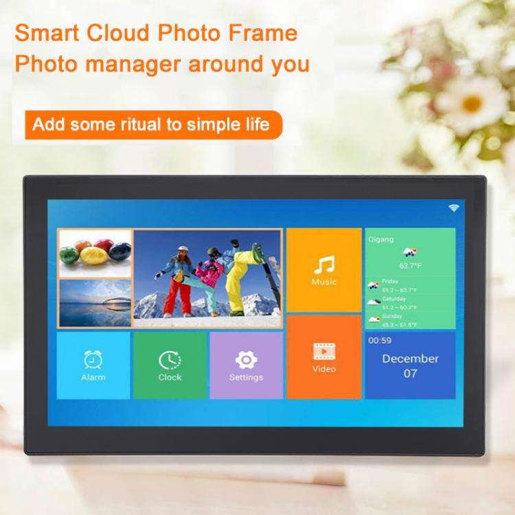 XCLT2150 21.5 inch IPS Screen WiFi Digital Cloud Photo Frame Wall Mounted LED Advertising Machine...