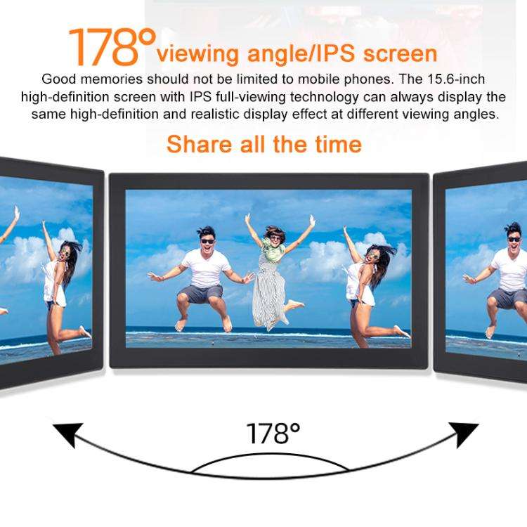 XCLT2150 21.5 inch IPS Screen WiFi Digital Cloud Photo Frame Wall Mounted LED Advertising Machine...