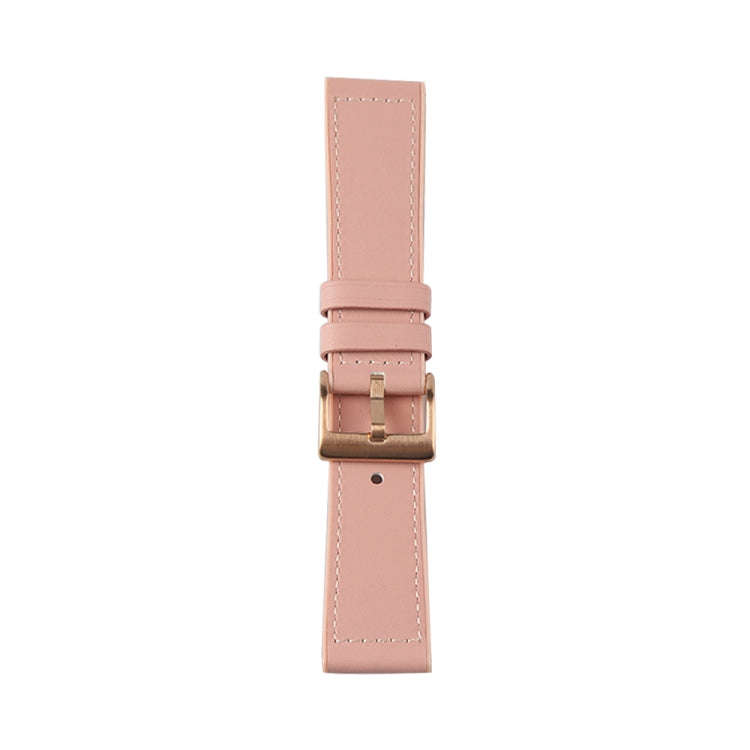 For Samsung Galaxy Watch 3 45mm TPU + Leather Watch Band(Pink)