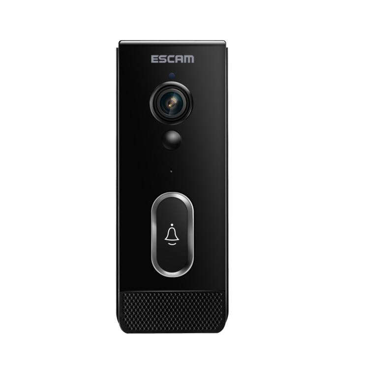 ESCAM V5 TUYA 1080P Intelligent Two-Way Voice Night Vision Wireless Doorbell(Black)