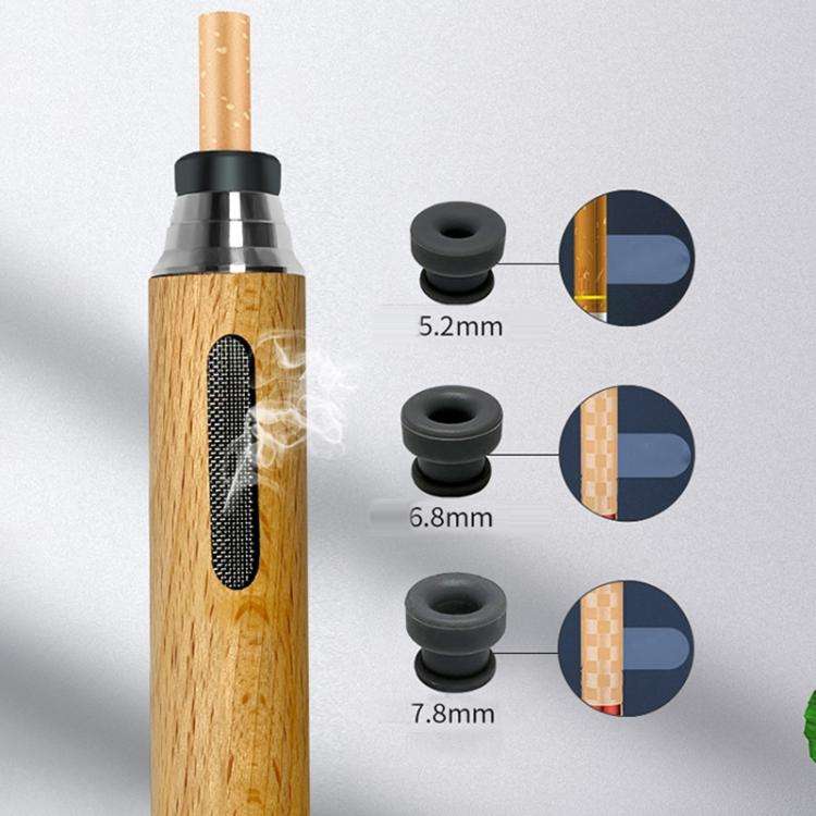 Walnut Car Ashtray Portable Lazy Cigarette Holder