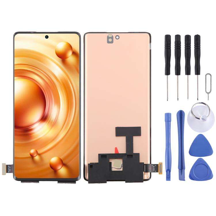 For vivo X80 V2183A V2144 OLED LCD Screen with Digitizer Full Assembly with Fingerprint Identific...