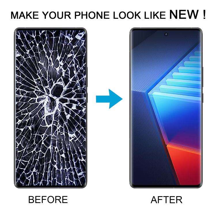 For vivo iQOO 10 Pro OLED LCD Screen with Digitizer Full Assembly with Fingerprint Identification