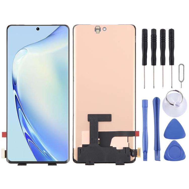 For vivo V27 OLED LCD Screen with Digitizer Full Assembly with Fingerprint Identification