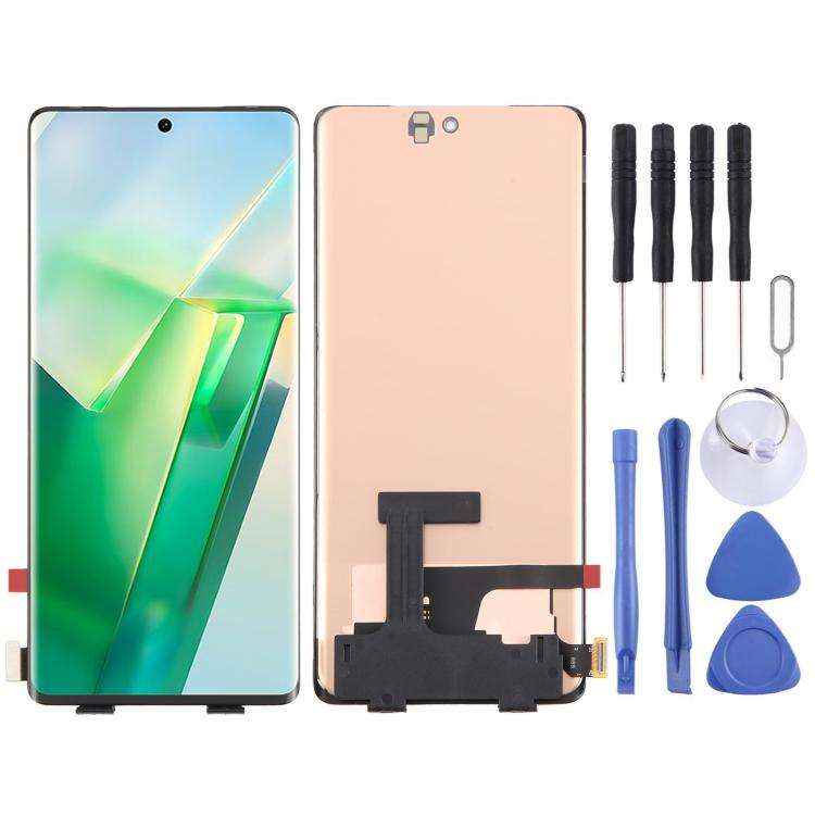 For vivo T2 Pro 5G OLED LCD Screen with Digitizer Full Assembly with Fingerprint Identification