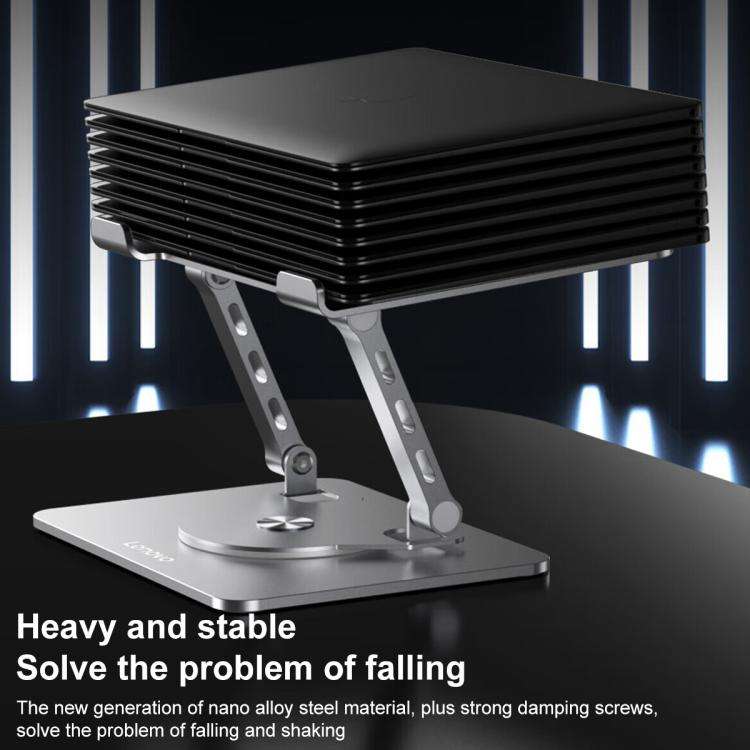 Lenovo Thinkplus ZJA7 360 Degree Rotating Laptop Heat Dissipation Metal Holder(Grey)