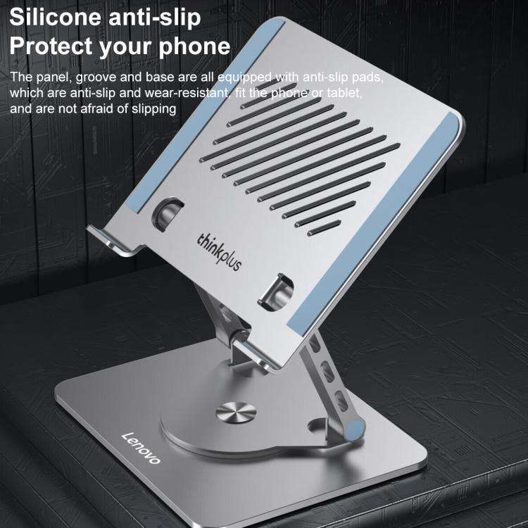 Lenovo Thinkplus ZJA7 360 Degree Rotating Laptop Heat Dissipation Metal Holder(Grey)