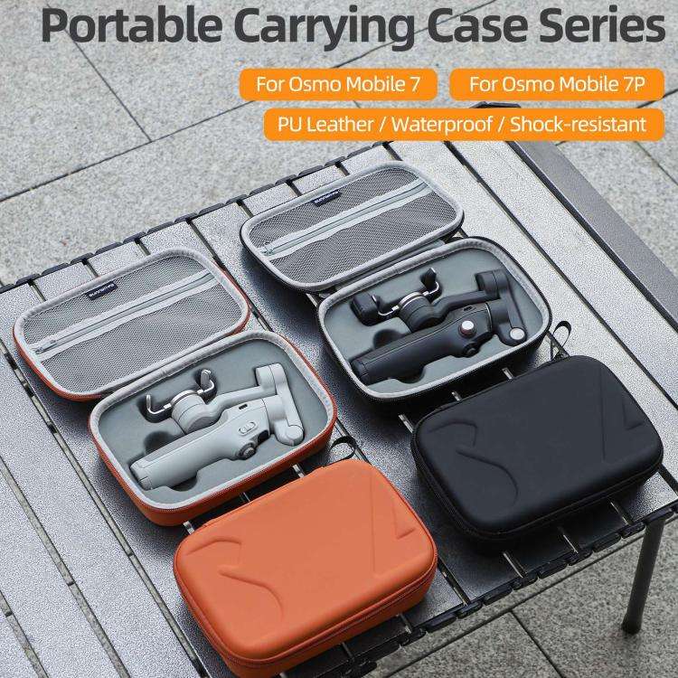 For DJI Osmo Mobile 7 Sunnylife Portable Carrying Case Mini Bag Handbag(Orange)