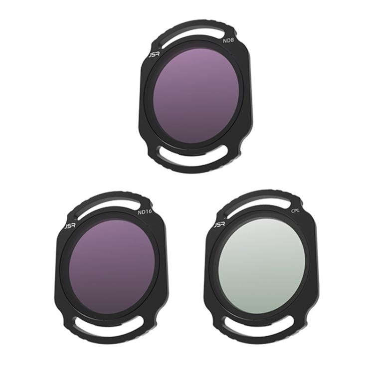 For DJI O4 Air Unit Pro / Avata 2 JSR YB Series Camera Lens Filter, Filter:3 in 1 CPL ND8/16