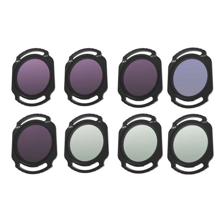 For DJI O4 Air Unit Pro / Avata 2 JSR YB Series Camera Lens Filter, Filter:8 in 1 Mixed Filter