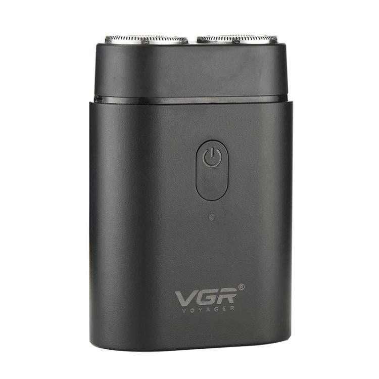 VGR V-341 Rotating 2 Cuttter Head Portable Electric Shaver(Black)