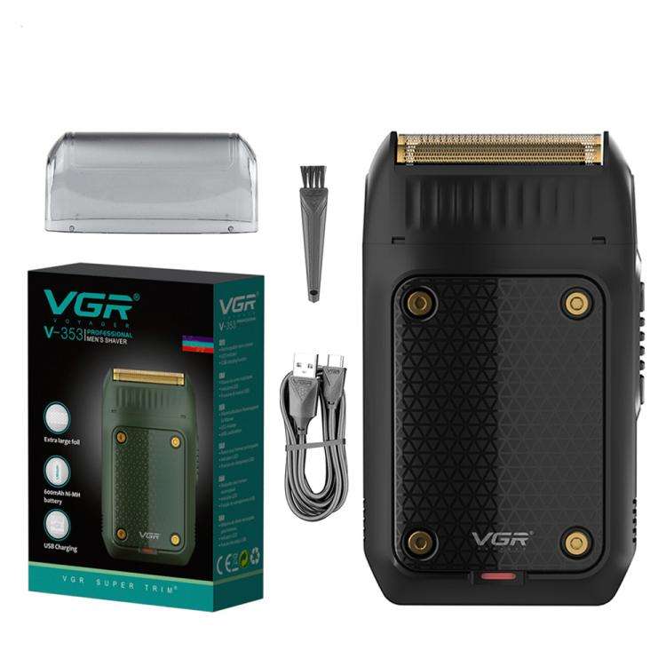 VGR V-353 Floating Cuttter Head Portable Electric Shaver(Green)