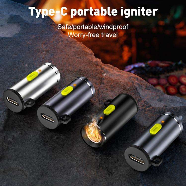 USB-C / Type-C Cigarette Lighter Portable Adapter(Silver)