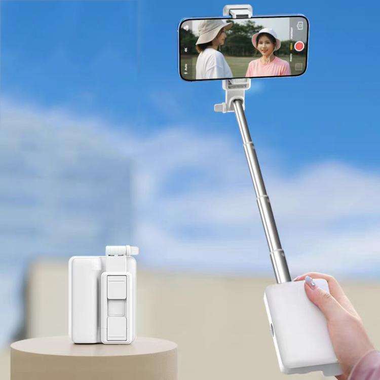 E6 Bluetooth Phone Filming Assist Selfie Monopod(White)