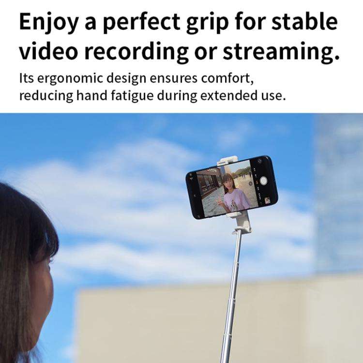E6 Bluetooth Phone Filming Assist Selfie Monopod(White)