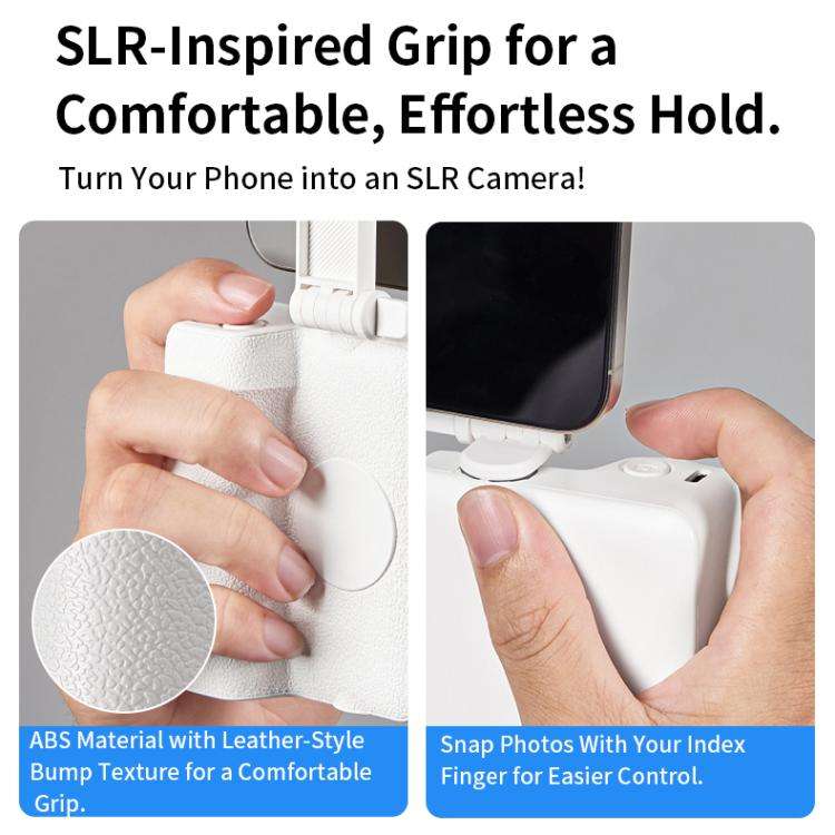 E6 Bluetooth Phone Filming Assist Selfie Monopod with Fill Light(White)