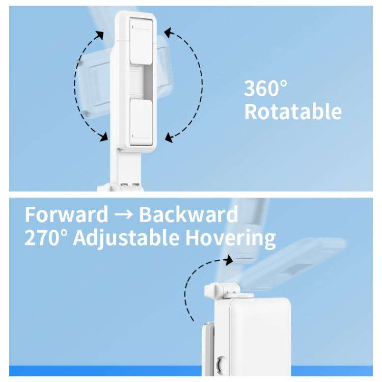E6 Bluetooth Phone Filming Assist Selfie Monopod with Fill Light(White)