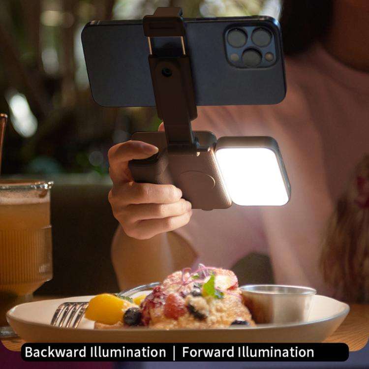 E6 Bluetooth Phone Filming Assist Selfie Monopod with Fill Light(White)