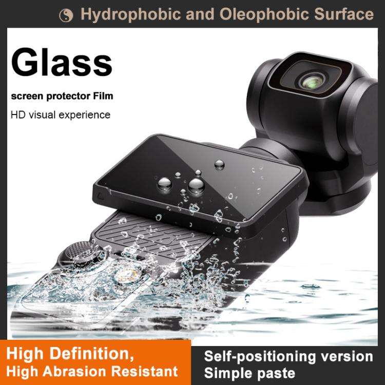 For DJI Osmo Pocket 3 imak Tempered Glass Film with Camera Lens Film, Self-positioning Version
