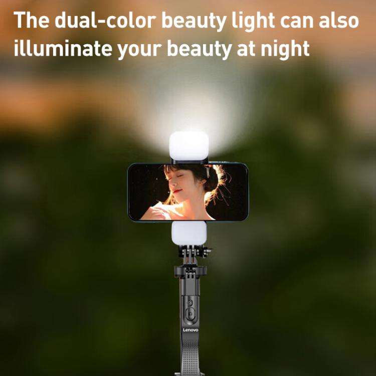 Lenovo Thinkplus H18L Premium Edition Aluminum Alloy Bluetooth Selfie Stick with Dual Fill Lights...