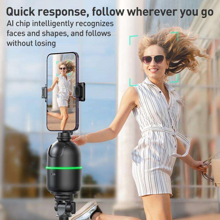 Lenovo Thinkplus H1C 360 Degree Face Recognition Smart AI Tracking Gimbal(Black)