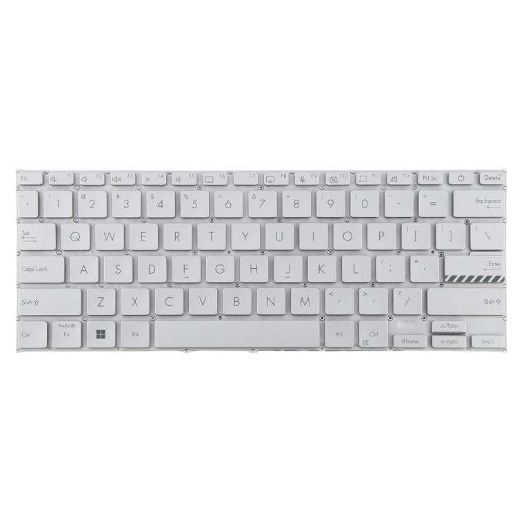 US Version Laptop Keyboard for Asus VivoBook 14 Pro X1402 M1402 D1402 F1402 X1403Z X1402Z(Silver)