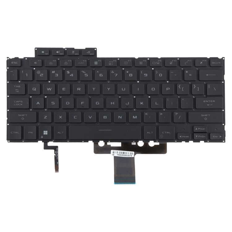 US Version Backlit Laptop Keyboard for Asus ROG Flow X13 GV302 2023 GV302XV GV302XU(Black)