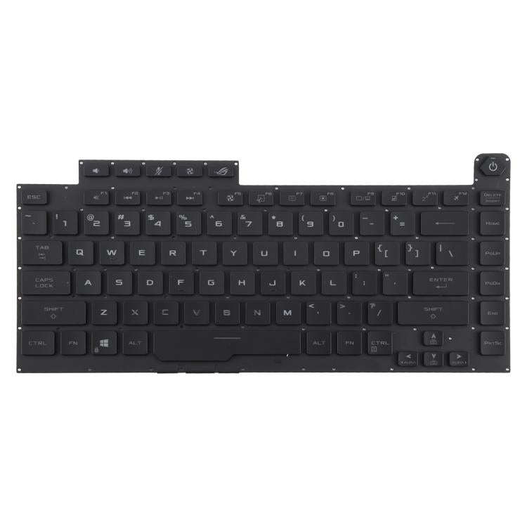 US Version RGB Backlit Laptop Keyboard for Asus ROG Strix Scar G512 G512LV G512LW G512LI(Black)
