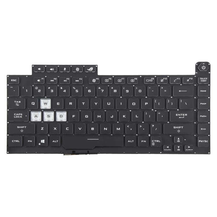 US Version Colorful 16 Pin Backlit Laptop Keyboard for Asus ROG Strix Scar G512 G512LV G512LW G51...