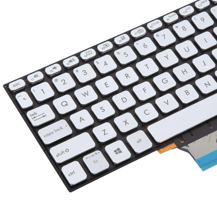 US Version Backlit Laptop Keyboard for Asus VivoBook S14 K430 A430 X430 S403 S4300F S4300U(Silver)