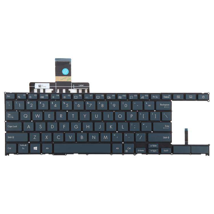 US Version Backlit Laptop Keyboard Directional Key Rectangle for Asus Zenbook Duo 14 UX482 UX482E...