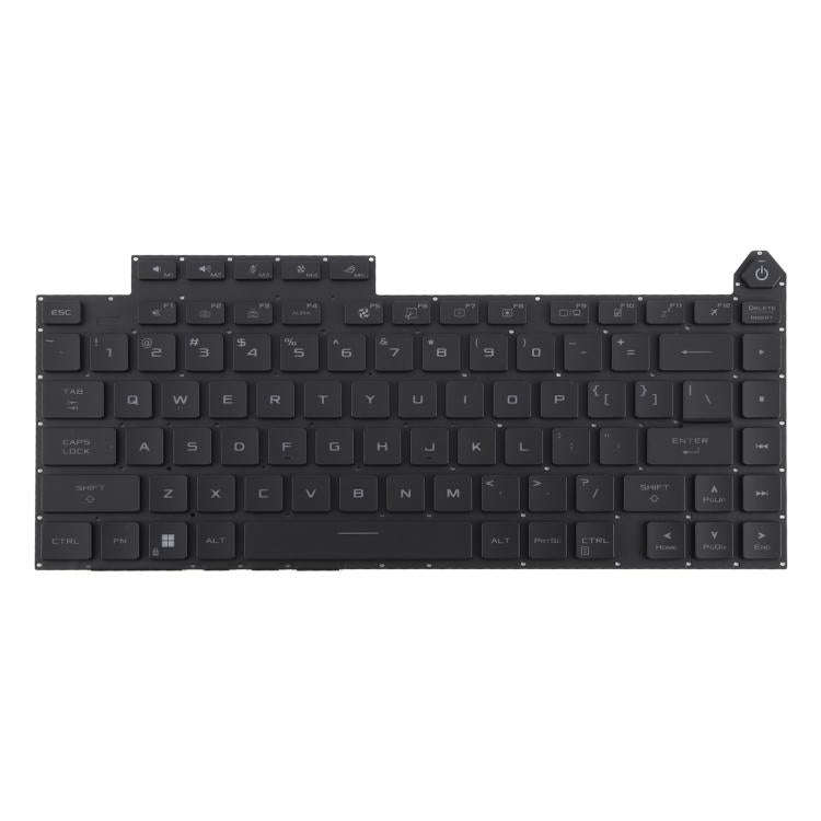 US Version RGB Backlit Laptop Keyboard for Asus ROG Strix G16 G614 G614JU G634 G634JY 2023(Black)