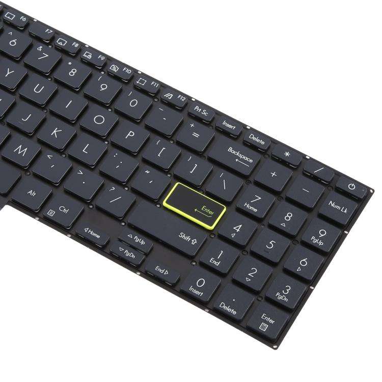US Version Laptop Keyboard for Asus VivoBook X521 V5100E X521FL S5600F S533F 2020(Black)