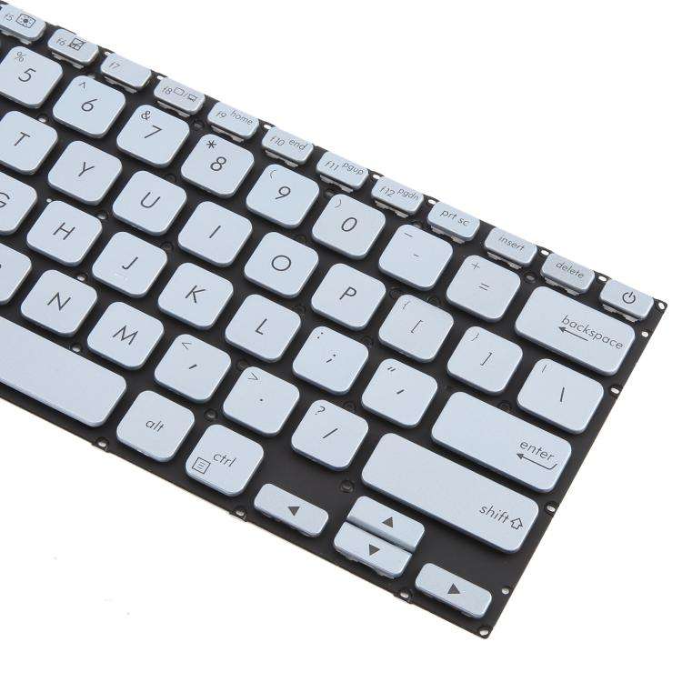 US Version Laptop Keyboard for Asus Adol14 ADOL14FA S403F A403F X403F ADOL13u(Silver)