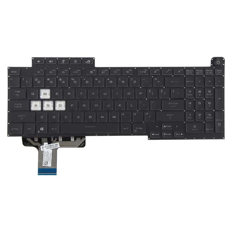 US Version 16 Pin Colorful Backlit Laptop Keyboard for Asus ROG Stirx G17 G713 G713Q G713QE G713Q...