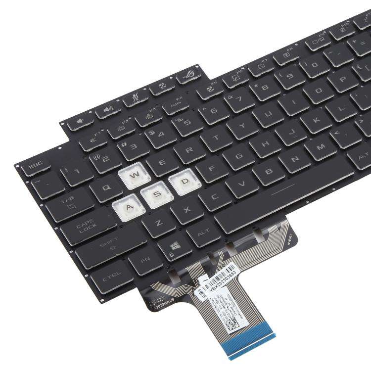 US Version 16 Pin Colorful Backlit Laptop Keyboard for Asus ROG Stirx G17 G713 G713Q G713QE G713Q...