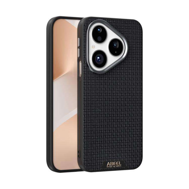 For Huawei Pura 80 5G ABEEL Ruyi Pattern 6D Micro Relief MagSafe Leather Phone Case(Black)