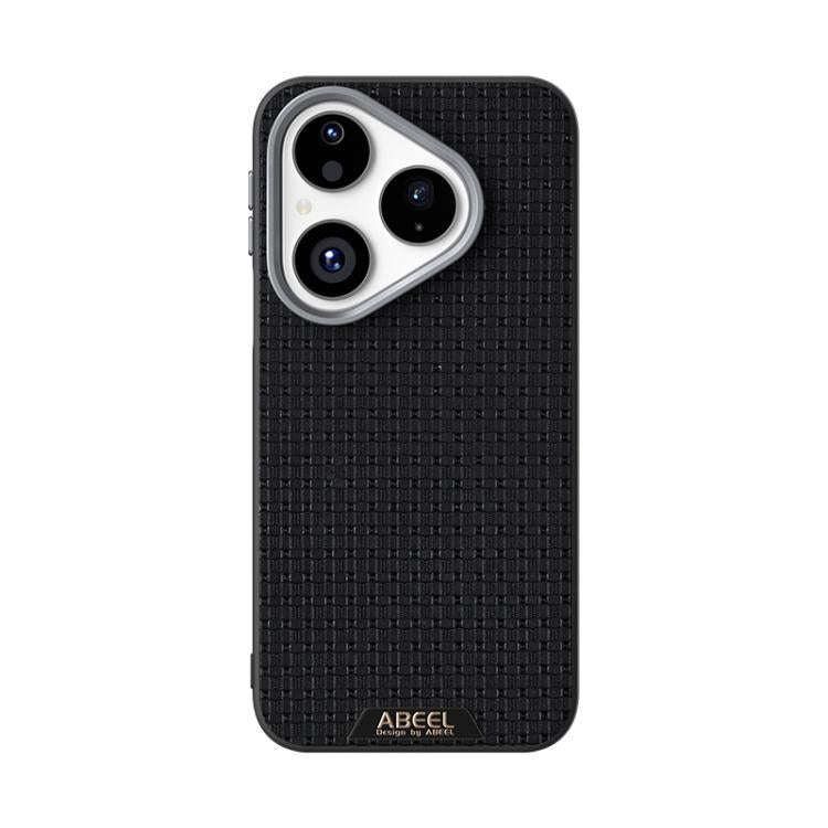For Huawei Pura 80 5G ABEEL Ruyi Pattern 6D Micro Relief MagSafe Leather Phone Case(Black)