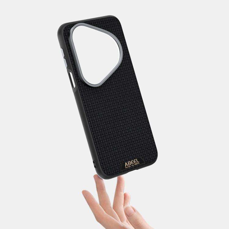 For Huawei Pura 80 5G ABEEL Ruyi Pattern 6D Micro Relief MagSafe Leather Phone Case(Black)