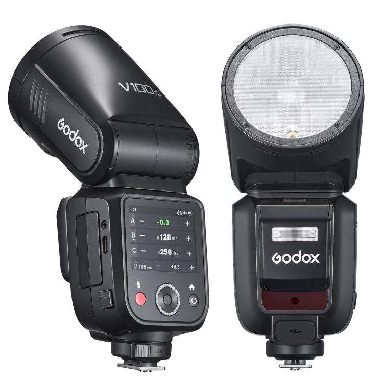 Godox V100 Round Head TTL Flash Speedlite For Canon(UK Plug)