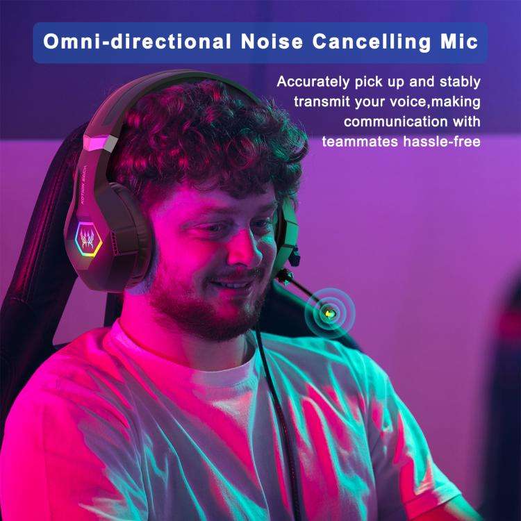 KOTION EACH GS450 Omni-directional Esports Headset with Mic, Length: About 1.9m(Blac)