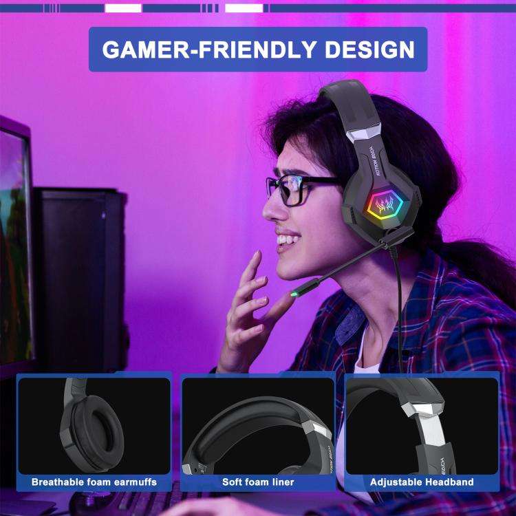 KOTION EACH GS450 Omni-directional Esports Headset with Mic, Length: About 1.9m(Blac)