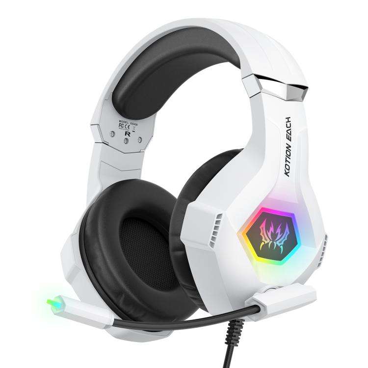 KOTION EACH GS450 Omni-directional Esports Headset with Mic, Length: About 1.9m(White)