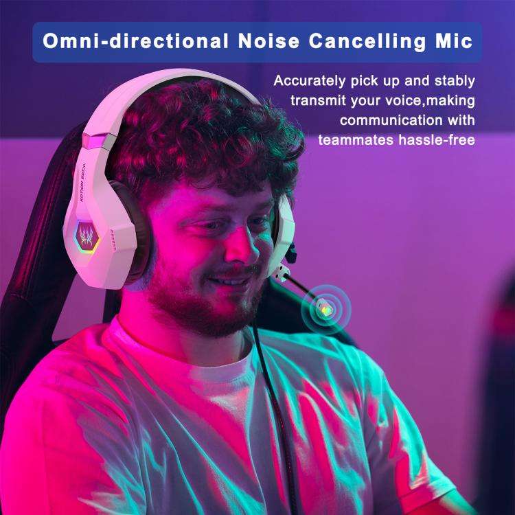 KOTION EACH GS450 Omni-directional Esports Headset with Mic, Length: About 1.9m(White)