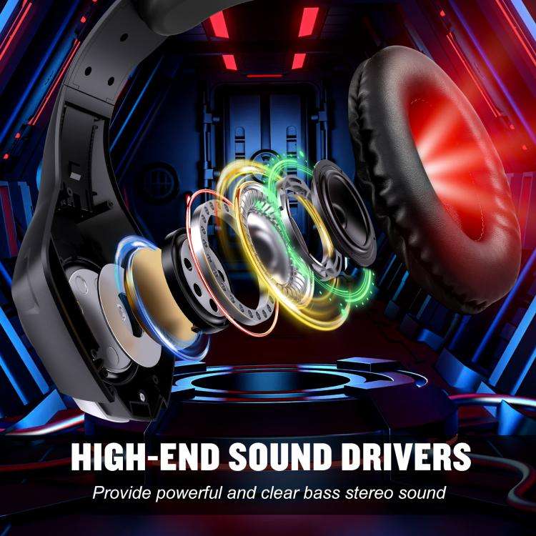 KOTION EACH GS410 Omni-directional Mic Noise Reduction Headset, Length: About 1.9m(Blac)